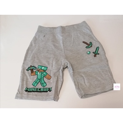 dětské kraťasy Minecraft šedé