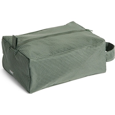 Hay kosmetická taštička Grid S zelená barva textil