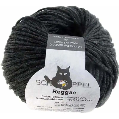 Schoppel Wolle Reggae 9093 M Schwarzmelange