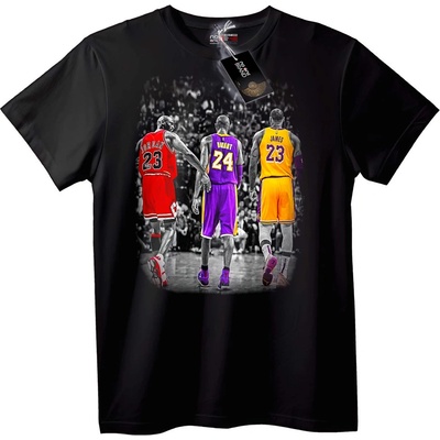 NOONEBRAND Тениска 3 Баскетболни Легенди - XS, Black