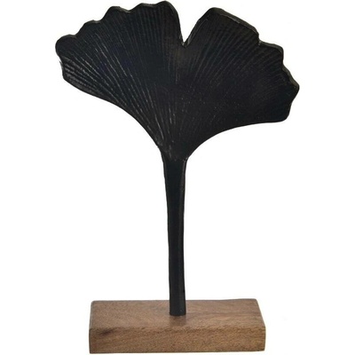 Orion Bytová dekorace GINKGO BILOBA Black 30 cm
