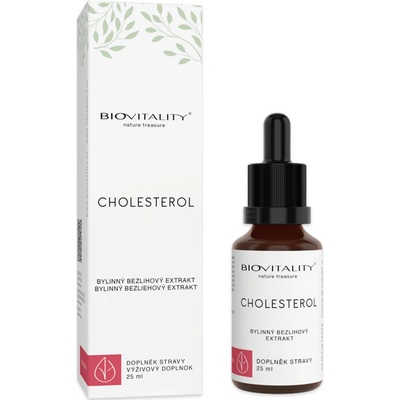 Biovitality Cholesterol bezlihová tinktura kapky 25 ml