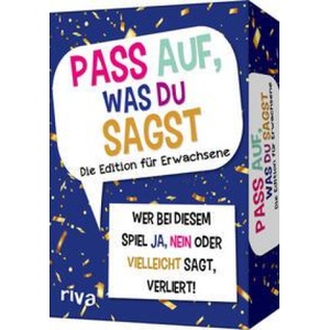 riva Verlag Pass auf, was du sagst - Die Edition für Erwachsene | Emma Hegemann