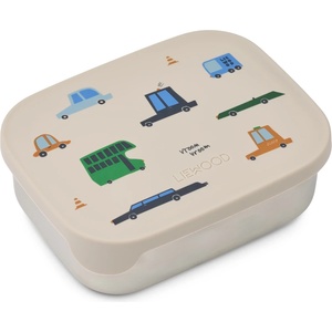 LIEWOOD Детски контейнер за храна Liewood Kid's Arthur Printed Lunchbox Food storage - Cars / Sandy - размер 5, 5 x 13 x 17 cm (532-3368-0611)