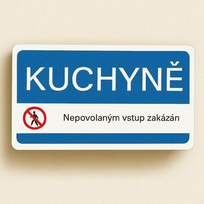 Traiva s.r.o Kuchyně Verze: Samolepka 190 x 90 mm tl. 0.1 mm - Kód: 02121