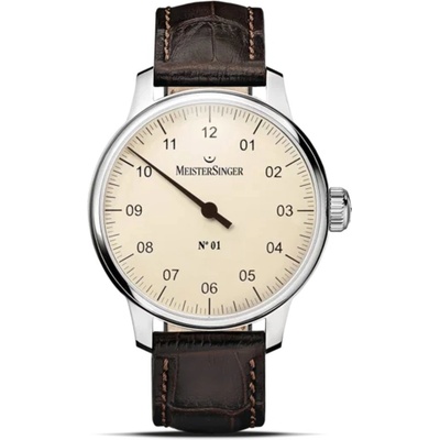 MeisterSinger AM3303 - Tmavohnedý kožený remienok