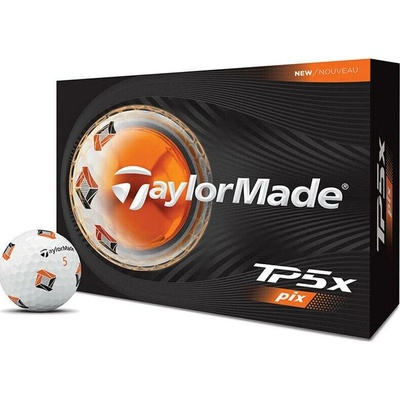 TaylorMade TP5x 26 Pix 3.0 bílé 3 ks