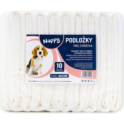 Nappy podložky pro zvířátka 60 x 90 cm 10 ks – Zbozi.Blesk.cz
