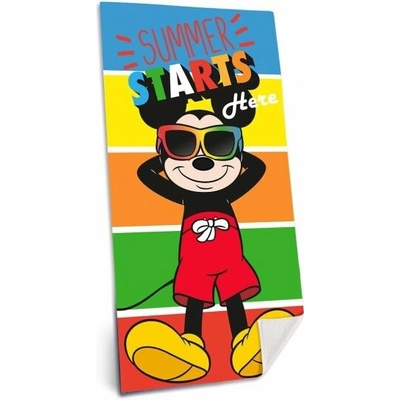 Euroswan osuška Mickey Mouse Summer 70 x 140 cm