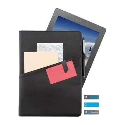 XD Design Komo 9-10 univerzálne kožené púzdro s držiakom na tablet P320.811 čierne