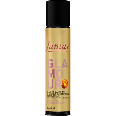 Jantar Glam suchý šampón na vlasy s jantárovou esenciou a zmäkčujúcimi látkami 180 ml
