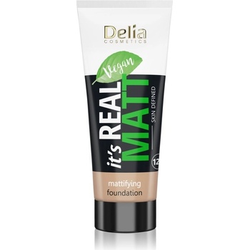 Delia Cosmetics It's Real Matt zmatňujúci make-up 101 porcelain 30 ml