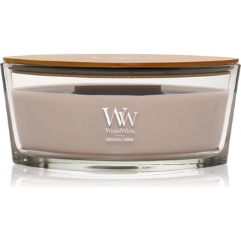 WoodWick Patchouli Créme ароматна свещ с дървен фитил 453.6 гр