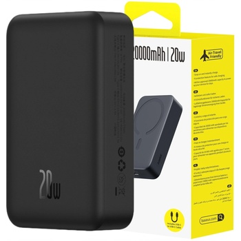 Baseus EnerFill FM41 Ultra-Mini магнитна Power Bank 20000mAh 20W Черна (E0027U)