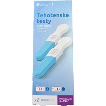 Livsane rýchly tehotenský test 2 ks