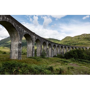 DIMEX ART s. r. o Флизелинов фототапет шотландски пейзаж 375 x 250 см