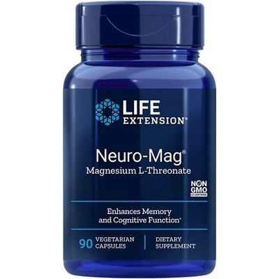 Life Extension Neuro-Mag Magnesium L-Threonate magneisum L-treonát 90 rostlinných kapslí