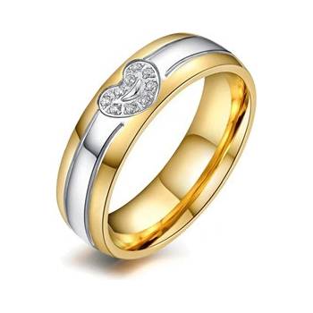 Šperky4U Ocelový prsten srdíčko OPR0055 SD