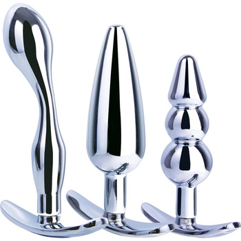 NMC Hardware Gear 3in1 Metal Butt Plug Set III