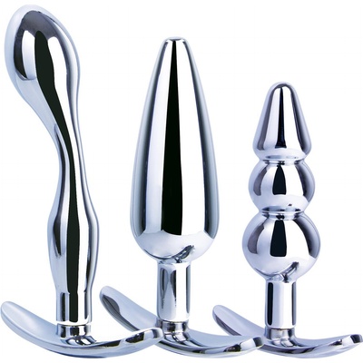 NMC Hardware Gear 3in1 Metal Butt Plug Set III