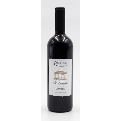 Zagreus Winery Sv. Dimitr Mavrud červená 2024 13% 0,75 l (čistá fľaša)