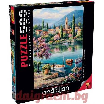 Anatolian Пъзел anatolian 3597 - 500 части - След обяд край езерото (p3597)