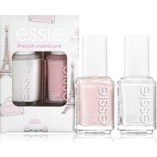 Essie French Manicure odstín Blanc lak na nehty 13,5 ml + lak na nehty 13,5 ml Mademoiselle dárková sada