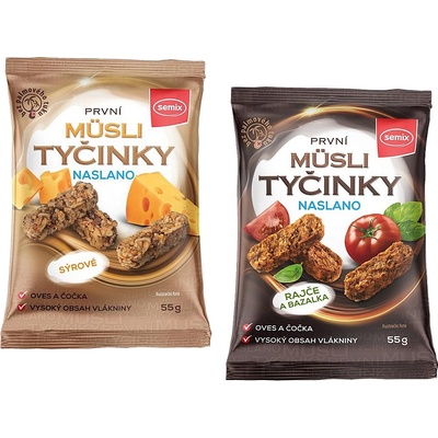 Semix Müsli tyčinky naslano sýrové 55g