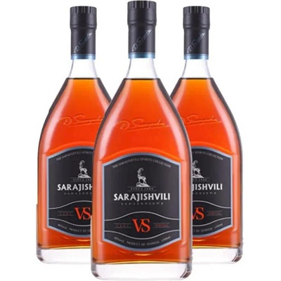 Sarajishvili VS gruzínská brandy 40% 3 x 0,75 l (karton)