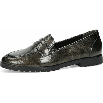 Tamaris dámské lakované polobotky šedé