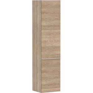 Hansgrohe Xelu Q - Шкаф висок 40x165x35 см, 2 врати, панти отляво, естествен дъб/бял мат 54137700 (54137700)