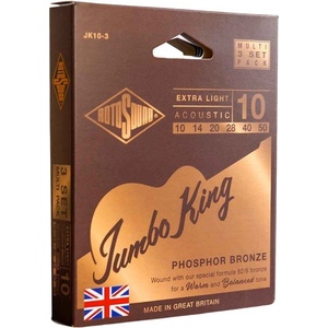 Rotosound JK10-3 Струни за акустична китара (JK10-3)