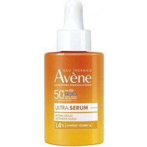 Eau Thermale Avène Иновативен слънцезащитен серум с витамин C, Avene Ultra Serum SPF50+ 1.4% Vitamin Cg Complex Sunscreen Face Serum 30ml