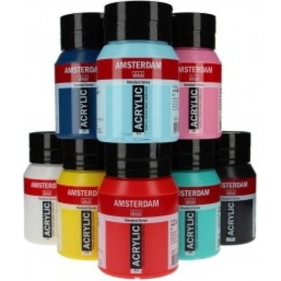 Amsterdam Royal Talens akrylová barva 500 ml 272 Transp. YLW Med