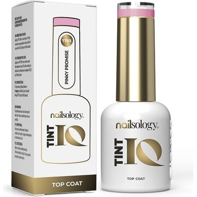 TintIQ Top Coat na nechty Povrchový lak Nailsology, Pinky Promise TT03 8ml
