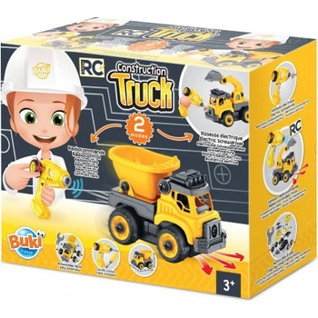 BUKI RC Stavebnice Stavební stroje 2v1