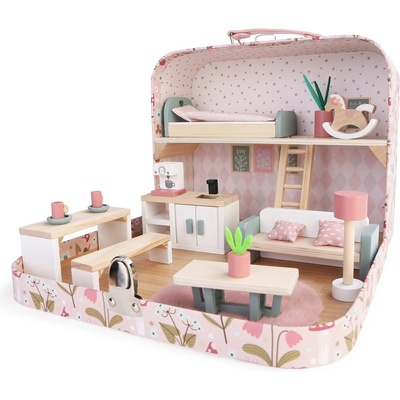 2Kids Toys Domeček pro panenky v kufříku Kuchyně – Zboží Dáma