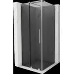 Mexen Velar плъзгаща се душ кабина 120 x 120 см, графит, матиран никел - 871-120-120-41-97 (871-120-120-41-97)