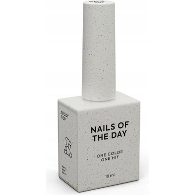 NAILSOFTHEDAY Teddy top wipe - matný top s výpotkem, 10 ml