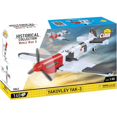 COBI 5862 World War II Ruské stíhacie lietadlo Jakovlev JAK-3