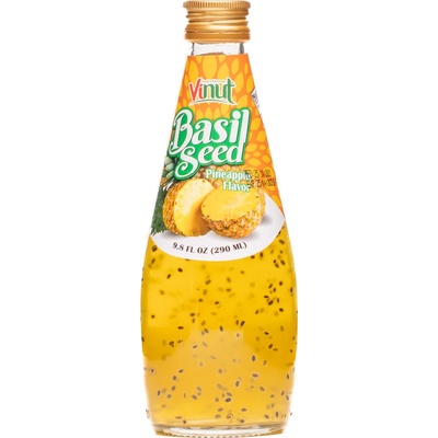 VINUT Nápoj so semienkami bazalky ananás 290 ml