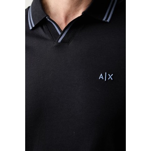 Giorgio Armani тениска с яка мъжка от памук (XM002933.AF10337)
