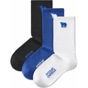 Vlnka 3 páry bavlnených ponožiek Woolee Capsule