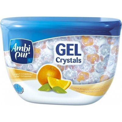 Ambi Pur gel crystal FreshCool osviežovač vzduchu s vôňou citrusov 150 g