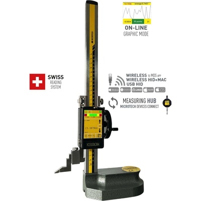 MIROTECH Дигитален високомер Microtech DataMet - 0-1000 мм, 0, 0005 мм (144310280)