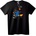 NOONEBRAND Тениска Space Wolf Rocket - L, Black