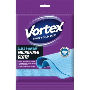 Vortex Utierka na sklenené a zrkadlové povrchy 35 x 35 cm 1 ks modrá