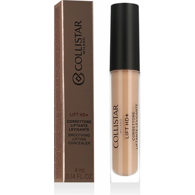 Collistar Lift HD+ Smoothing Lifting Concealer Vodeodolný korektor s liftingovým účinkom 3 Natural 4 ml