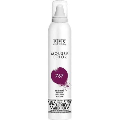 Bes barevné pěnové tužidlo 767 červeno fialové 200 ml