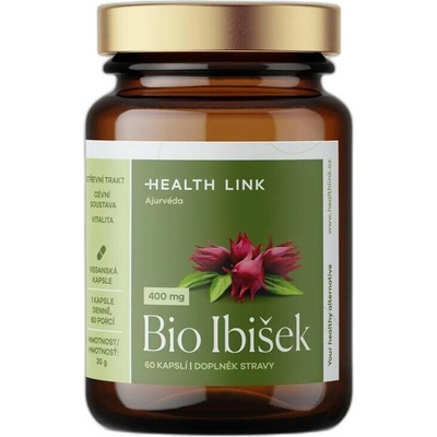 HEALTH LINK Ibišek 400 mg BIO 60 kapslí